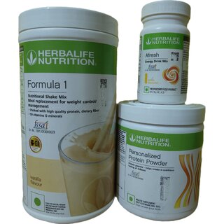 WEIGHT LOSS COMBO FORMULA 1 VANILLA SHAKE PROTEIN POWDER 200GM AFRESH LEMON