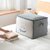 Minha Premium Large Storage Bag for Clothes, Blankets  Travel  Foldable Cloth Storage Box with Zip  Handle  Cute Bea