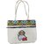 White Premium Jute Teddy Multipurpose Bag For Women