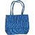 Blue Premium Beautifully Hand Crafted Multipurpose Jute Bag Multipurpose Bag For Women