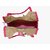 Pink Premium Jute Handcrafted Shoulder Bag For Women