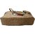 handcrafted teddy printed light brown ladies jute handbag Multipurpose Bag (Brown, 4 L)