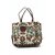 Ethnic Handwoven Canvas Tote Bag with Back Zipper Pocket