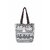 Handwoven Hemp Canvas Tote Bag with Geometric Pattern