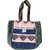 Handcrafted Hemp Tote Bag with Geometric Tribal Design
