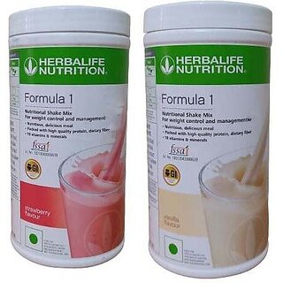 Formula 1 Nutritional Shake Mix -  Strawberry And  Vanilla  Flavour  Weight Loss