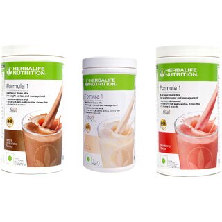 FORMULA 1SHAKE CHOCOLATE &  VANILLA & STRAWBERRY 3 PIECESI