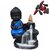 Tiny Shiny Meditating Monk Buddha Smoke Backflow Cone Incense Holder Decorative Showpiece with 10 Free Smoke  Backflow