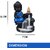 Tiny Shiny Meditating Monk Buddha Smoke Backflow Cone Incense Holder Decorative Showpiece with 10 Free Smoke  Backflow