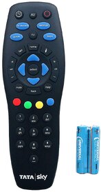 Original Remote Compatible with Tata Play/Tata Sky with Free AAA Batteries