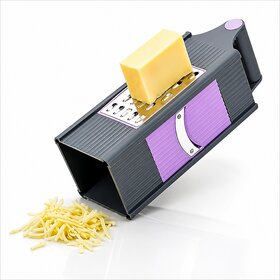 4 in 1 Slicer and Grater with Stainless Steel Blades (Multicolor) Multipurpose Vegetable Fruit Grater Slicer for Kit