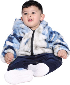 Kid Kupboard Cotton Baby Boys Jacket, Multicolor, Full-Sleeves, 9-12 Months KIDS8162