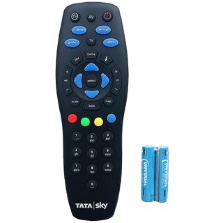 Original Remote Compatible with Tata Play/Tata Sky with Free AAA Batteries