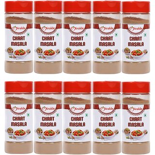 Mirakle Chaat Masala - Authentic Indian Spice Blend with Amchur  Black Salt