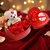 Tiny Shiny Teddy and Roses(3 Pieces Roses 1 Small Bear Doll)/ Heart Shaped Gift Tin Box containing Teddy and Roses