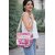 Handwoven Pink Ethnic Crossbody Sling Bag for Women