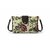 Vintage Floral Tapestry Crossbody Sling Bag with Leather Strap