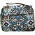Indigo Bloom Tapestry Crossbody Bag