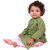 Kid Kupboard Cotton Baby Boys Kurta and Pyjama Set, Green/White, Full-Sleeves, 12-18 Months KIDS8161