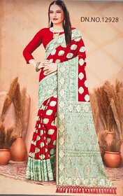 Red Banarsi Silk Saree