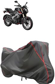 RiderRange  Grey  All-Weather Motorcycle Protection  Bike Scooter Scooty Cover  Compatible with Bajaj Pulsar NS400Z