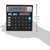 Digital Calculator With 12-Digit LCD Display, Battery Powered-(CT-512WT, Black)