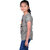 Kid Kupboard Cotton Girls Top, Grey, Half-Sleeves, 9-10 Years KIDS8182
