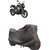 RiderRange  Grey  All-Weather Motorcycle Protection  Bike Scooter Scooty Cover  Compatible with Bajaj Pulsar NS400Z