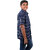 Kid Kupboard Cotton Boys Shirt, Dark Blue, Half-Sleeves, 13-14 Years KIDS8197