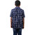 Kid Kupboard Cotton Boys Shirt, Dark Blue, Half-Sleeves, 13-14 Years KIDS8197