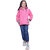 Kid Kupboard Cotton Girls Jacket, Light Pink, Full-Sleeves, 9-10 Years KIDS8219