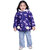 Kid Kupboard Cotton Girls Jacket, Dark Blue, Full-Sleeves, 5-6 Years KIDS8221
