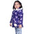 Kid Kupboard Cotton Girls Jacket, Dark Blue, Full-Sleeves, 5-6 Years KIDS8221