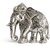 Royal Silver Elephant Brooch Pin  Traditional Ethnic Statement Accessory for Saree, Sherwani  Blazer