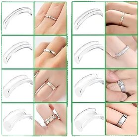 Silicone Ring Adjuster Set - 8 Pieces for Perfect Ring Fit