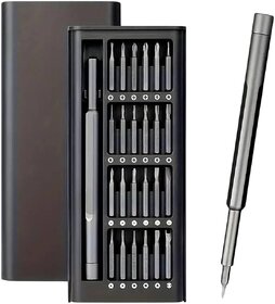 Shopkartz 24in 1 Precision Screwdriver Set - Compact Tool Kit with 24 Durable Bits for DIY Projects and Professional Use