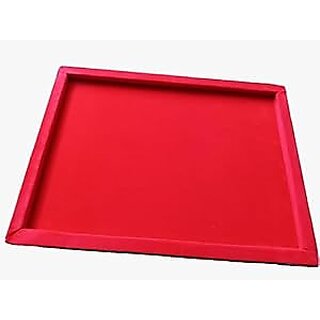 12x15 jewellery velvet tray(Red)