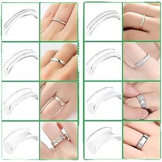 Silicone Ring Adjuster Set - 8 Pieces for Perfect Ring Fit