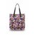 rose floral printed tote bag for womens