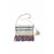 Boho Stripe Fringe Sling Bag