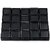 1x1 SQUARE BOXES 20PCS GEM TOOL DISPLAY BOX BLACK