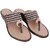 Wellmax Womens Coffee Traditional Ethnic Design Kohlapuri Flat Sandals