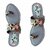 Wellmax Womens Grey Traditional Ethnic Design Flat Sandals with Heart Design