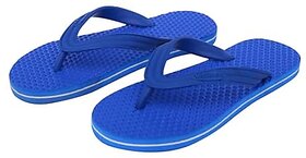 Wellmax Men Traditional Lightweight and Comfortable Slippers (Royal Blue)