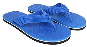 Wellmax Men Traditional Lightweight and Comfortable Slippers (Royal Blue)