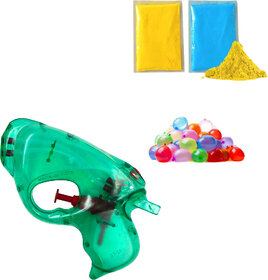 Dealbindaas Transparent Shape Holi Pichkari Water Gun Non Pressure For Small Kids Gt01 Water Gun
