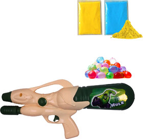 Dealbindaas High-Pressure Holi Pichakaree Water Gun, Easy To Hold In Kids Hands & Non-Toxic Water Gun