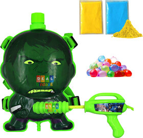 Dealbindaas Little Boy Tank Holi Water Gun Toy Pressure Pichkari & Back Pack Tank 1707 Water Gun