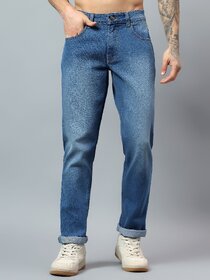 Meghz Light Blue Slim Fit Mid Rise Ankle Length Jeans