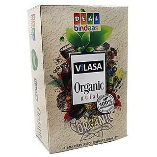 DealBindaas Vilasa Holi Organic Gulal for Kids Adult | Holi Colour | Combo | Make UR Holi Special | Holi Color Powder | Best Kids Holi Colour (Pack of 1 = 200gm. (4pcs X 50gm) Holi Organic Gulal)